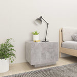 Bedside Cabinet Concrete Grey 100x35x40 cm Engineered Wood 3082769