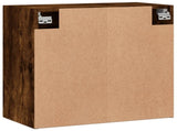 Wall Cabinet Smoked Oak 60x31x60 cm Engineered Wood 829993