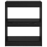 Book Cabinet Black Oak 60 x 30 x 72 cm Engineered Wood 880458