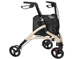 3 Wheel Rollator, Lightweight Aluminium Tri Walker with Adjustable Handle, Storage Bag and Dual T3398P344118