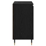 Sideboard Black Oak 60 x 35 x 70 cm Engineered Wood 882597
