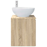Wall-Mounted Sink Vanity Sonoma Oak 49.5 x 44.5 x 65 cm 890444