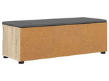 Hall Bench with Cushion with Drawer Sonoma Oak 100 x 38 x 46 cm 891466