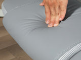Faux Leather Office Chair - Grey T3398P329473