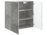 Wall-Mounted Cabinet Concrete Grey 66 x 34.5 x 90 cm 898398