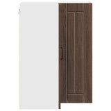 Wall Corner Cabinet LUCCA Brown Oak 57 x 57 x 80 cm 885082