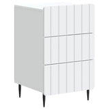 Bedside Cabinet White 43x 41 x 68 cm Engineered Wood 894325