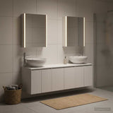 Bathroom Cabinet Set 5 pcs White Engineered Wood 3406487