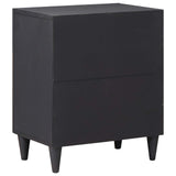 Bedside Table Multicolour 50 x 33 x 60 cm Solid Mango Wood 4018711