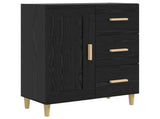 Sideboard Black Oak 69.5 x 34 x 90 cm Engineered Wood 8009843
