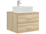 Bathroom Cabinet Set 3 pcs Sonoma Oak 49.5 x 44.5 x 65 cm 3405877