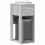 ZNTS Computer Tower Stand with Drawer Grey Sonoma 30x44x74 cm 858736