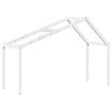 Kids' Bed Roof White 203x95.5x142 cm Solid Wood Pine 846941