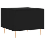 Coffee Table Black 50x50x40 cm Engineered Wood 829366