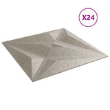 Wall Panels 24 pcs Beton 50x50 cm XPS 6 m Star 4100072