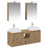 Bathroom Cabinet Set 5 pcs Artisan Oak Engineered Wood 3406398