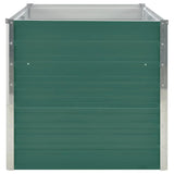 Raised Garden Bed 160x80x77 cm Galvanised Steel Green 47010