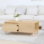 ZNTS Coffee Table Sonoma Oak 90x50x36.5 cm Engineered Wood 821111