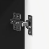 Bathroom Cabinet Set TULUM Black 37 x 31.5 x 203 cm 880352