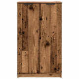 Shoe Cabinet Old Wood 59x35x100.5 cm Engineered Wood 856993