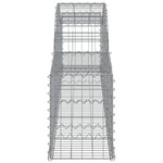 Arched Gabion Basket 300x30x40/60 cm Galvanised Iron 153502