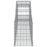 Arched Gabion Basket 300x30x40/60 cm Galvanised Iron 153502