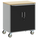 Trolley Rolling Workbench Black and Grey 75 x 45 x 85 cm 4103485