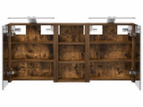 Bathroom Cabinet Set 3 pcs 80 x 10.5 x 50 cm Engineered wood 3403660