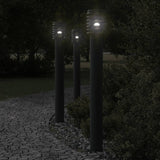 Outdoor Floor Lamp Black 110cm Stainless Steel 4006363