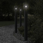 ZNTS Outdoor Floor Lamp Black 110cm Stainless Steel 4006363