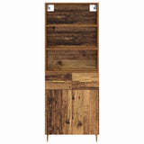 Highboard Old Wood 69.5 x 34 x 180 cm Engineered Wood 3415646