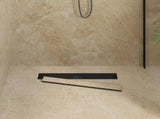 Shower Drain 2-in-1 with 360&deg Siphon Black 60 cm 42015968