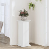 ZNTS Plant Stand White 33x33x80 cm Engineered Wood 852969