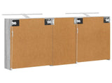 Bathroom Cabinet Set 3 pcs 130 x 14.5 x 70 cm Engineered wood 3403773