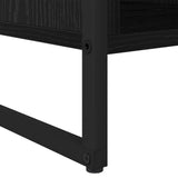 Coffee Table Black Oak 80 x 50 x 40 cm Engineered Wood 886432