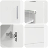Wooden Cabinet High Gloss White 88.5 x 30.5 x 73 cm 880305