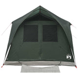 Tunnel Tent with Roof Army green 10-Person Polyester and Steel 42028664