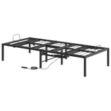 Electric Adjustable Bed Frame Black 200 x 70 x 33.5 cm Steel 42037356