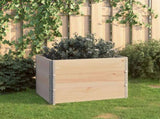 Raised Beds 3 pcs 60x80 cm Solid Pine Wood 3055161