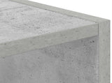 Bedside Table with Drawer 2 pcs Concrete Grey 35 x 32 x 68.5 cm 8000635