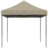 ZNTS Foldable Party Tent Pop-Up Taupe 410x279x315 cm 4005010