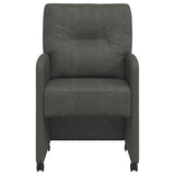 Dining Chairs with Wheels 2 pcs Black 57 x 67 x 95 cm 42017839