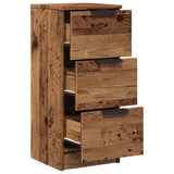 Sideboards 2 pcs Old Wood 30x30x70 cm Engineered Wood 856956