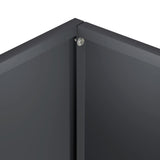 Garden Planter 2 pcs Anthracite 40 x 30 x 40 cm 8005475