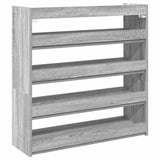 Shoe Rack Grey Sonoma 80x25x81 cm Engineered Wood 859910
