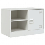 TV Cabinet White 67x39x44 cm Steel 841701