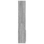 Highboard Grey Sonoma 63x33x180 cm Engineered Wood 3309605