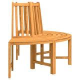 Tree Benches 2 pcs Half Round 160 cm Solid Wood Teak 3157908