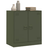 Sideboard Olive Green 67x39x73 cm Steel 841677