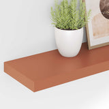 Wall Shelf 4 pcs Red 80 x 23.5 x 4 cm Engineered Wood 42019931